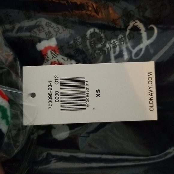 Old Navy Family Christmas Pajamas Reindeer & Sleigh Rides Men's XS - Picture 4 of 4